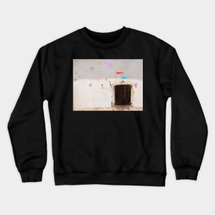 Window with Bunting Crewneck Sweatshirt